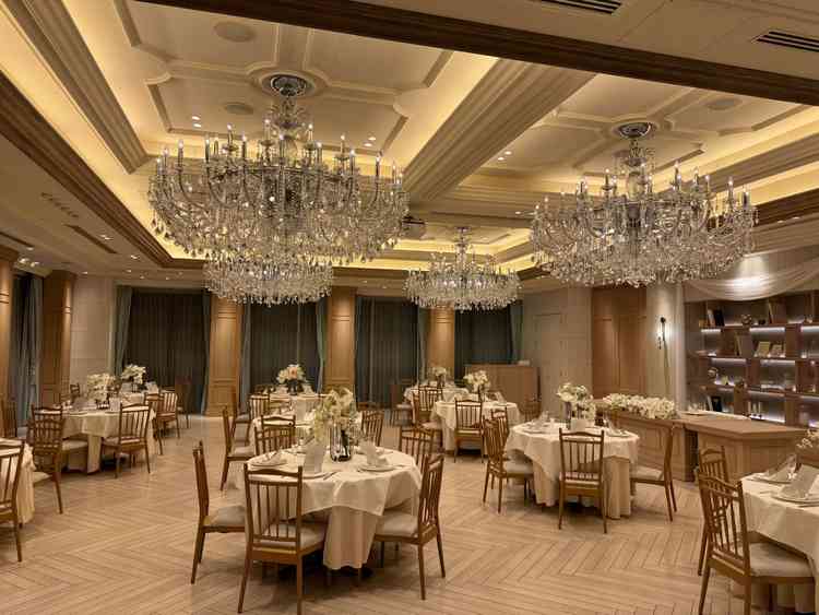 真ん中の階の披露宴会場