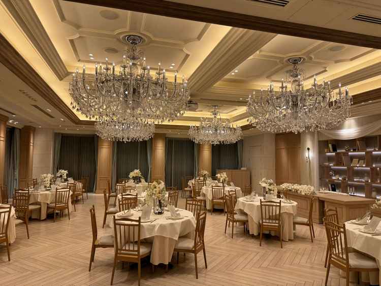 真ん中の階の披露宴会場