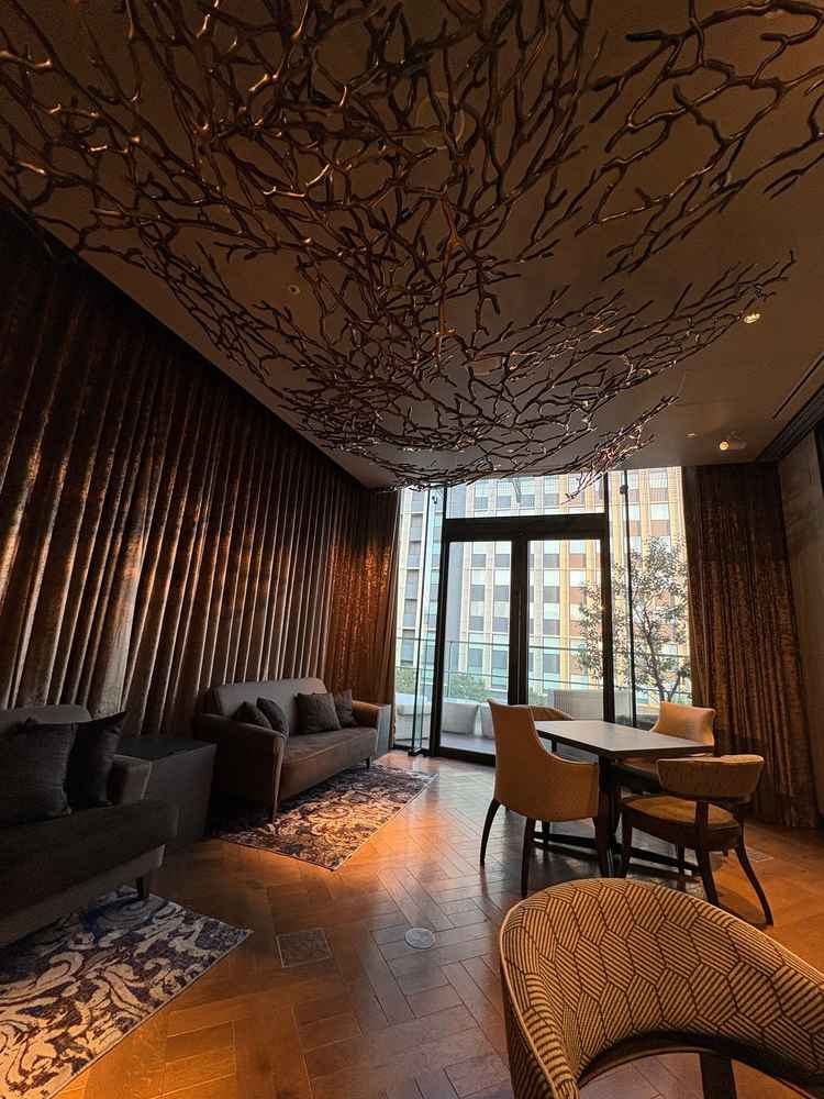 披露宴会場後方の雰囲気。とても良かったです。