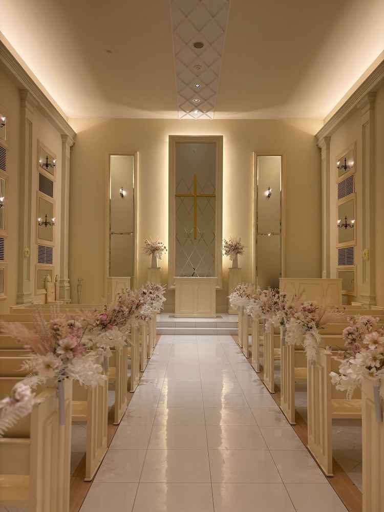 チャペルを二つ見学させて頂き、どちらの良さも体感できた。