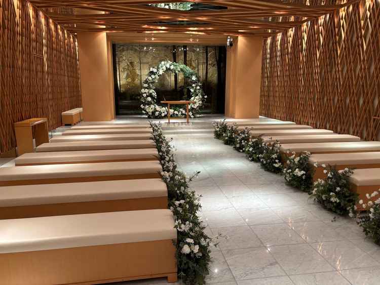 チャペルの一つ。地下にあり都会とは思えない静かさと神秘さがあった。