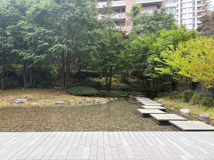 テラスはいろいろな用途があり、新緑がすごく綺麗でした。ビュッフェしてみたいです。