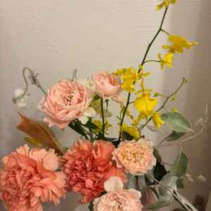 チャペル前で頂いたお花