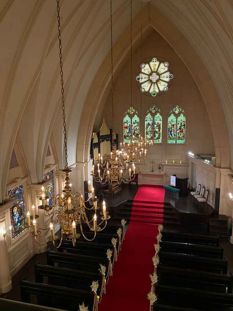 チャペル2階からの写真