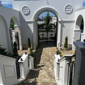 相談スペースから式場入口までの階段