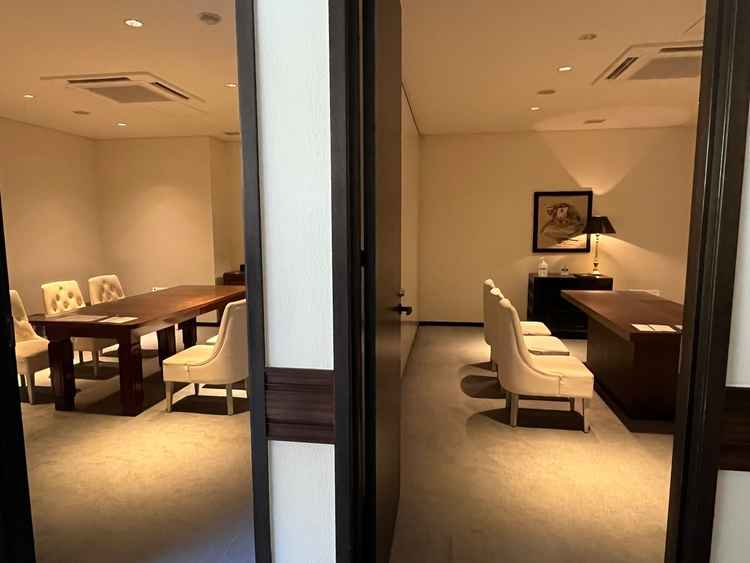 両家の控室。ウェルカムスペースと同階にあるのが良かったです。