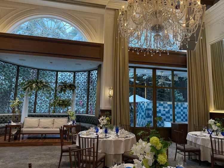 披露宴会場によって雰囲気が変わって素敵でした。ソファ席がとても魅力で晴れの日はドレス姿が映える。