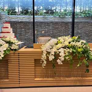 木目長の披露宴会場