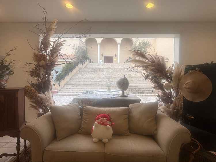 入口。ウェルカムスペース。