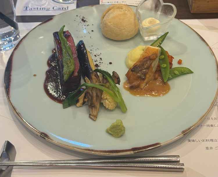 いただいたプレートのお料理です！