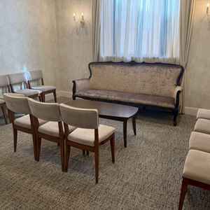 親族控室。新郎新婦控室のすぐそばにあります。通常ゲストが利用するフロアとは別フロアにあります。