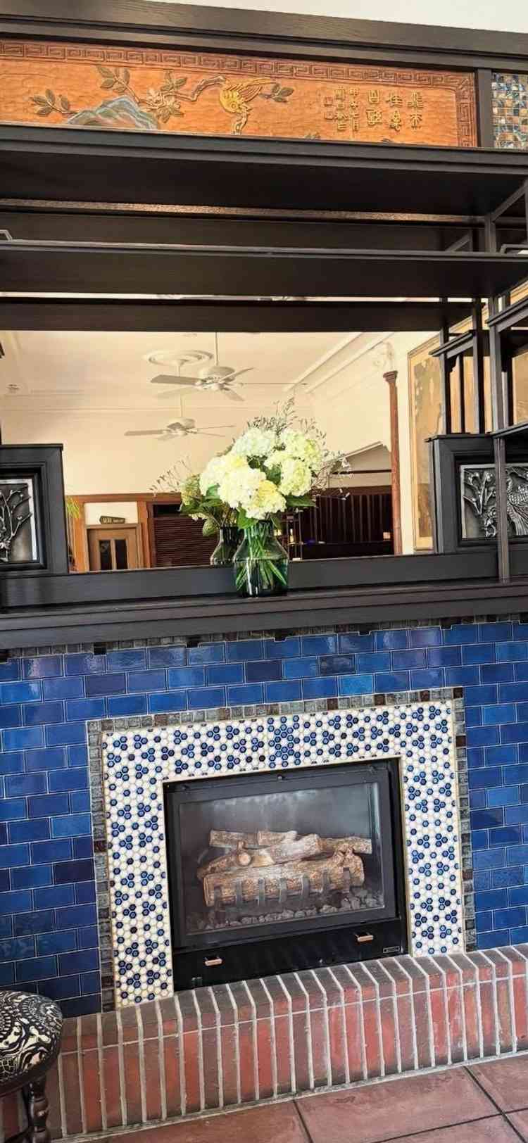 式場入り口待合所付近のオシャレな雰囲気