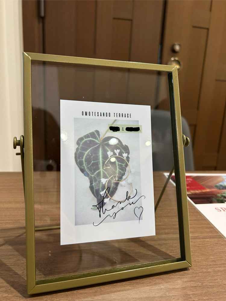 名前が入ったものが置かれてて嬉しかったです。