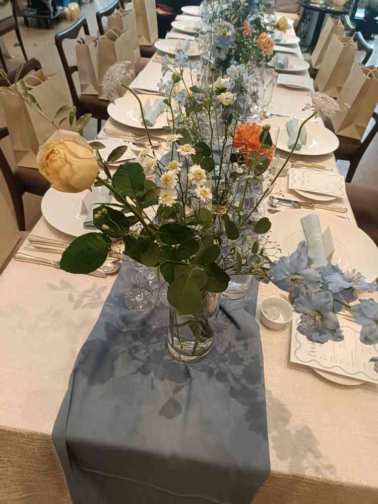 披露宴会場の雰囲気