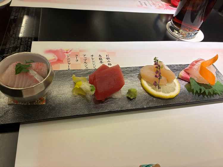 試食　刺身4種盛り