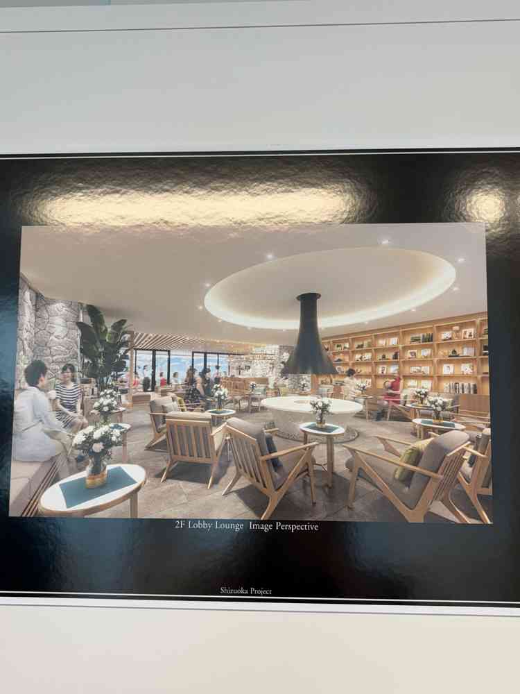 モニターで完成予想図を見せてもらいました。