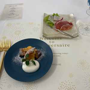 当日ゲストへのおもてなしとして、ウェルカムドリンクだけでなくウェルカムフードがあるのが魅力的でした。