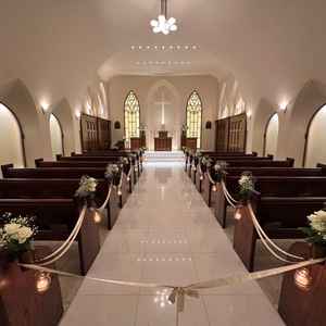 チャペル入り口から撮影