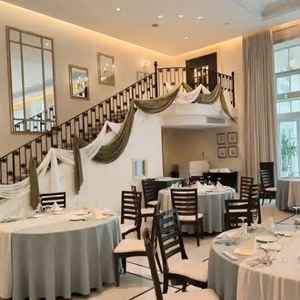 階段のある披露宴会場で広さも問題なかった