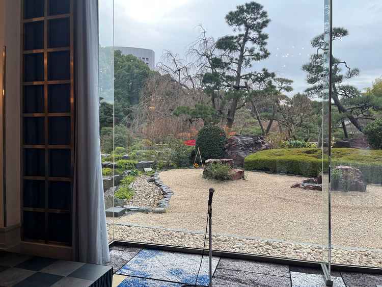 披露宴会場から見える景色です。