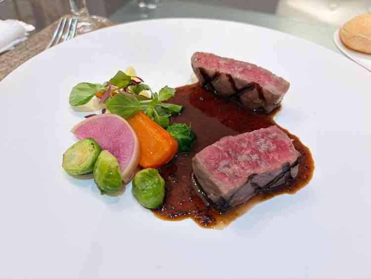 試食でいただいたサーロイン