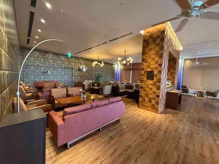 ウェルカムドリンクの場所で、ドリンク飲み放題でアルコールもありました。