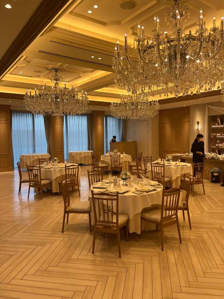 披露宴会場です。