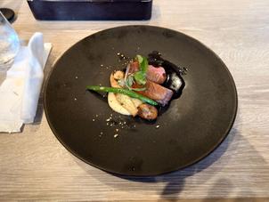 榛原牛のステーキ（試食）