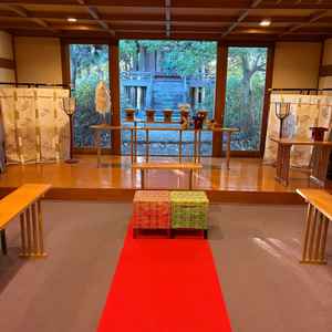 神前式も検討できるのも良い