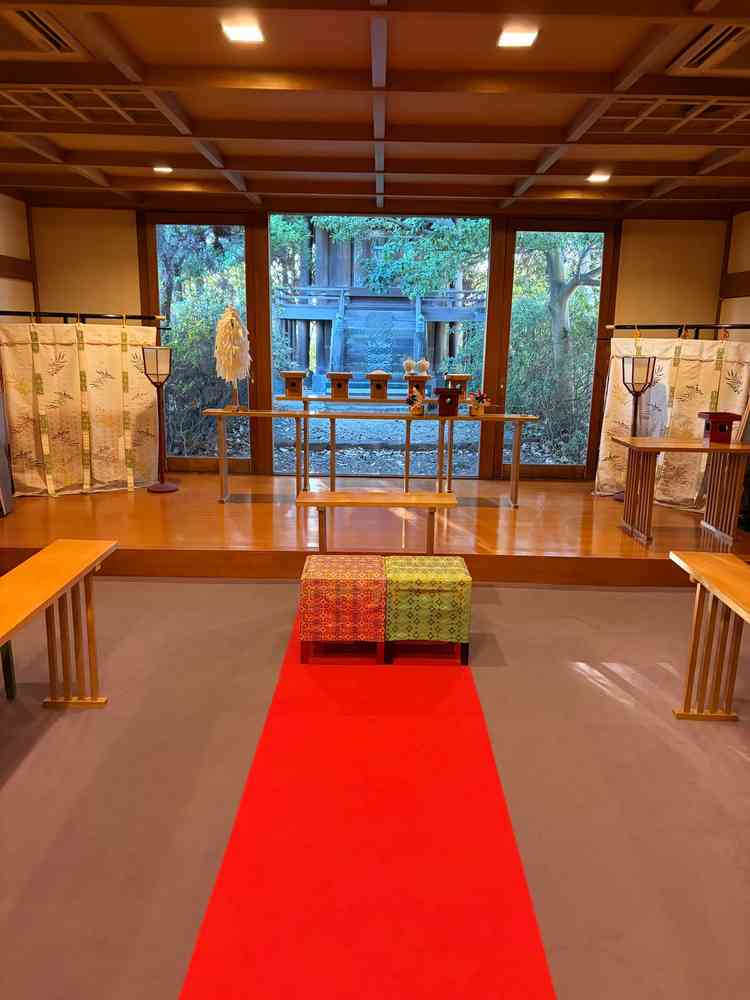 神前式も検討できるのも良い