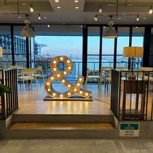 ゲストの待合室です。開放感がありました。