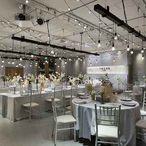 披露宴会場はとても広いですが、ゲストとの距離は近く感じ、とてもよかったです。