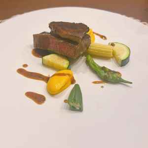 試食でロッシーニを出して頂きました。