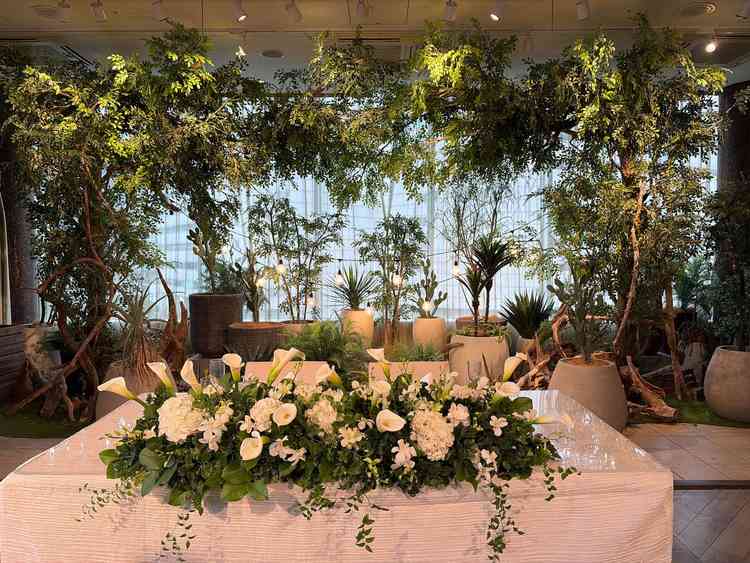 オーキッドという会場はとても自然が溢れていてリラックスできます。