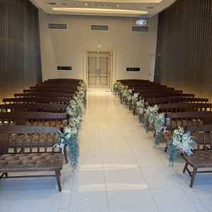 チャペルが白基調でとても明るく見えました！