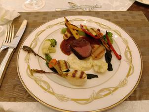 試食の料理