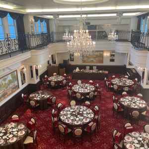 披露宴会場を上から撮影