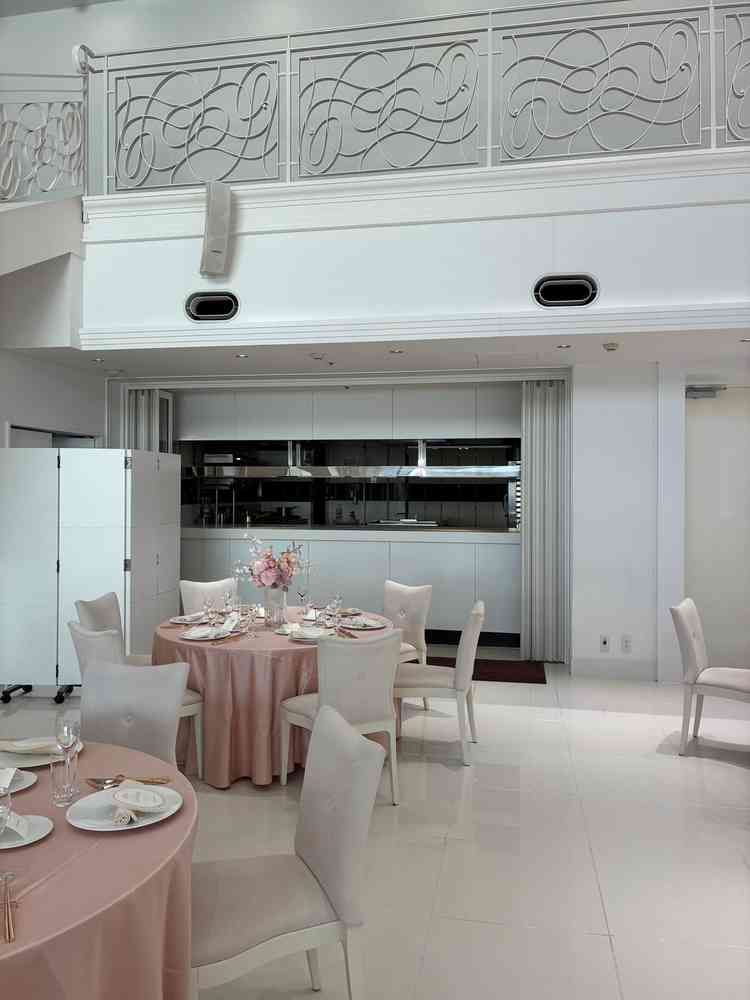 披露宴会場に取り付けられているライブキッチンです。