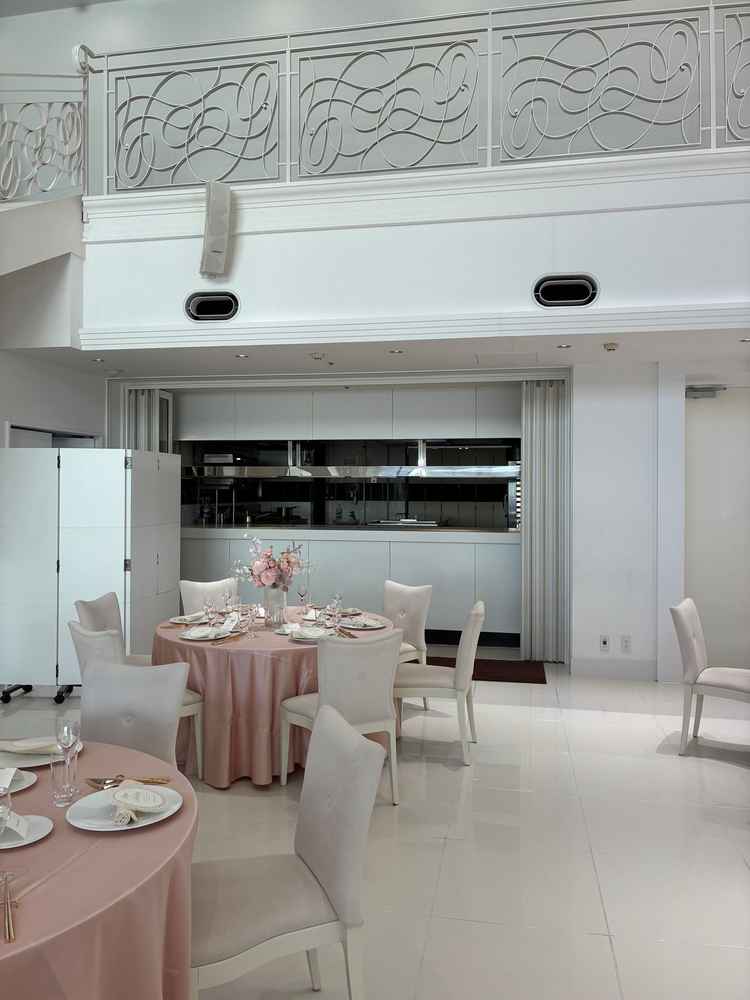 披露宴会場に取り付けられているライブキッチンです。