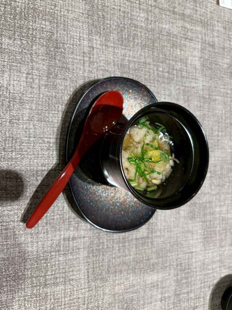 鯛茶漬け。締めとしてピッタリの一品でした！