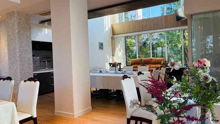 ラ・カシェットの内観 予定人数の20人で使うにはちょうど良さそうな大きさでした