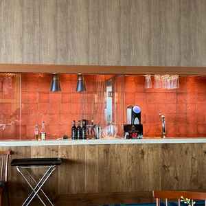 披露宴会場でのオープンキッチン。とても広くて綺麗で清潔感がありました。