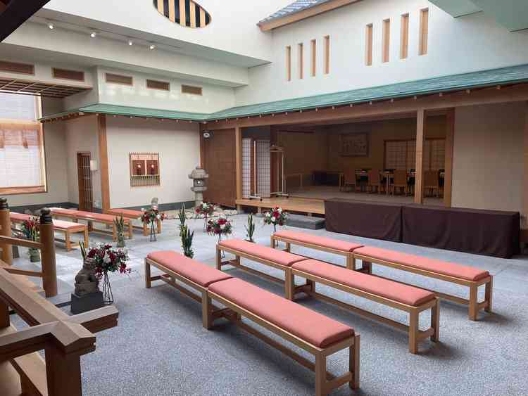 和装式場の客席