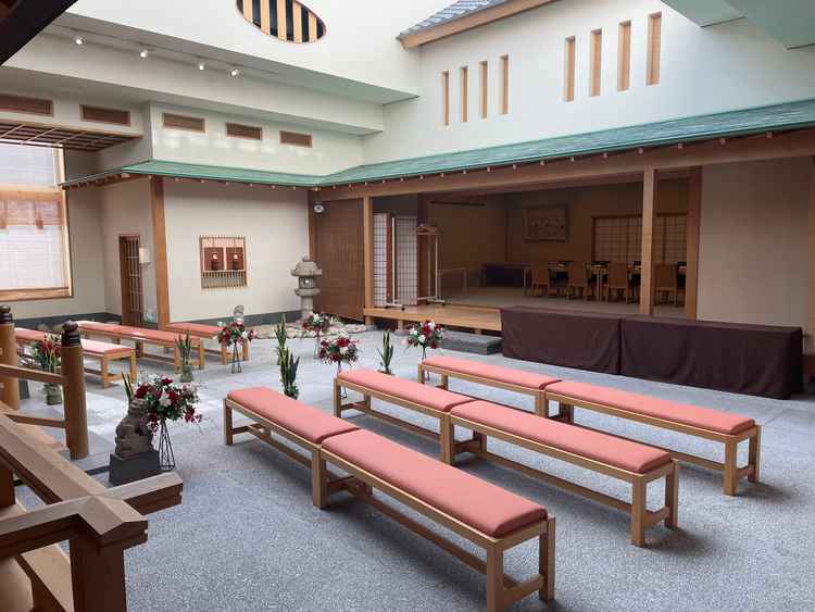 和装式場の客席