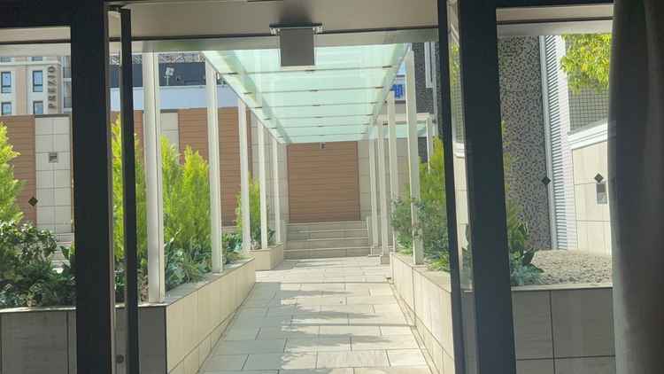 チャペルへの通りが屋外でとても気持ちが良かった！