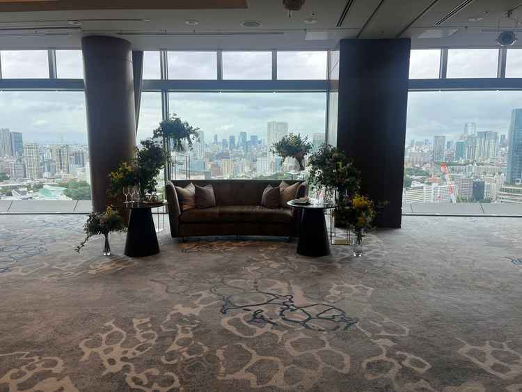 披露宴会場の１つ。ハルモニアより収容人数は少なめ。