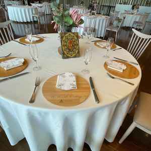 披露宴が行われたイメージしたテーブルになってました。