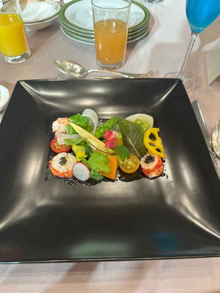 彩豊かで見た目も楽しく、かつ味も美味しかった。