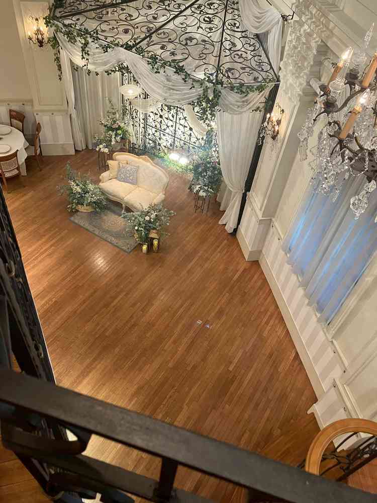 披露宴会場を上から見たら