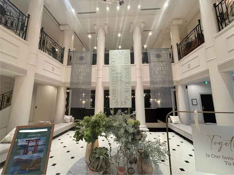 ウェルカムボードはたくさん飾れそうでした！